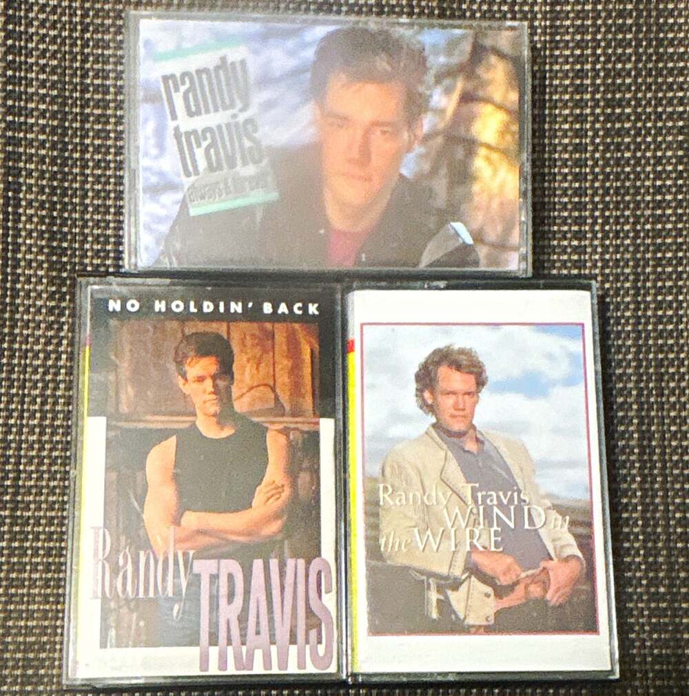Randy Travis lot of 3 cassettes